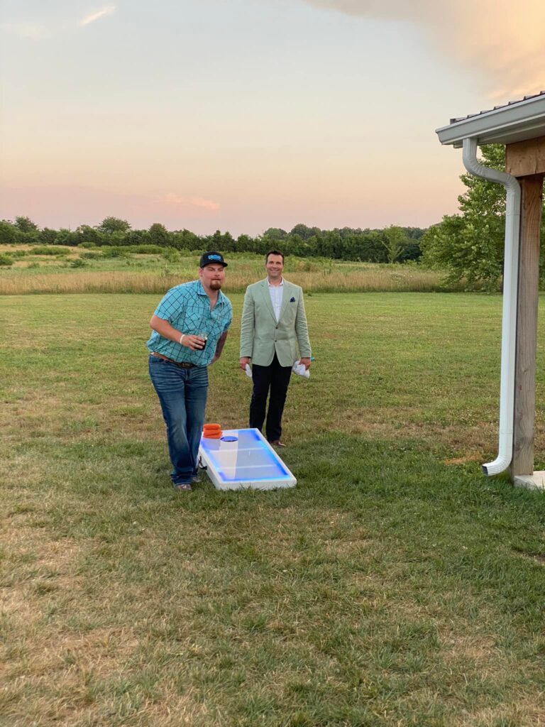 Neon Cornhole Event Entertainment SWMO